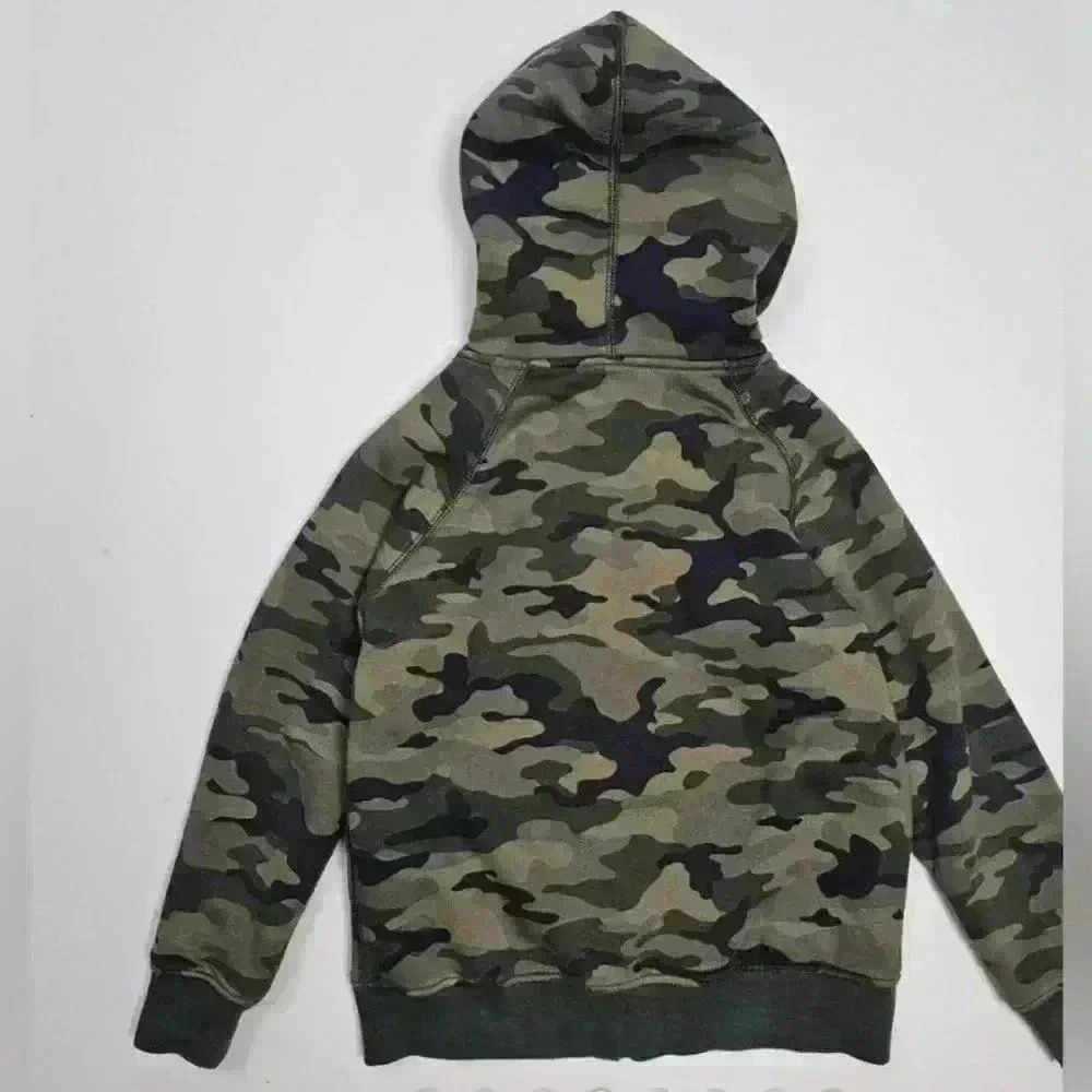 Kid’s Gap camo hoodie, sherpa lined, size M, - Picture 3 of 4